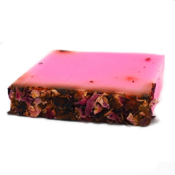 Pak van 13 Stukjes Rozen & Rozenblaadjes Zeep Bars - 100g