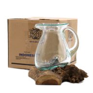 Gesmolten Glas op Houten Stronk - Water Kan