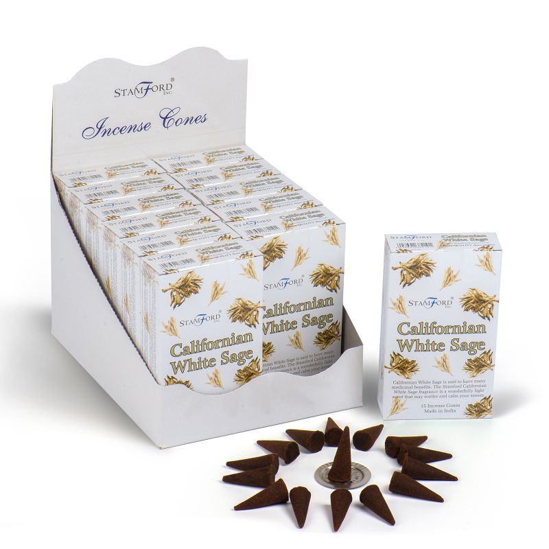 Stamford Premium Wierook Kegels - Californische Witte Salie