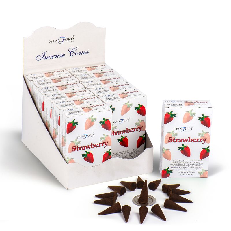 Stamford Premium Wierook Kegels - Aardbeiens