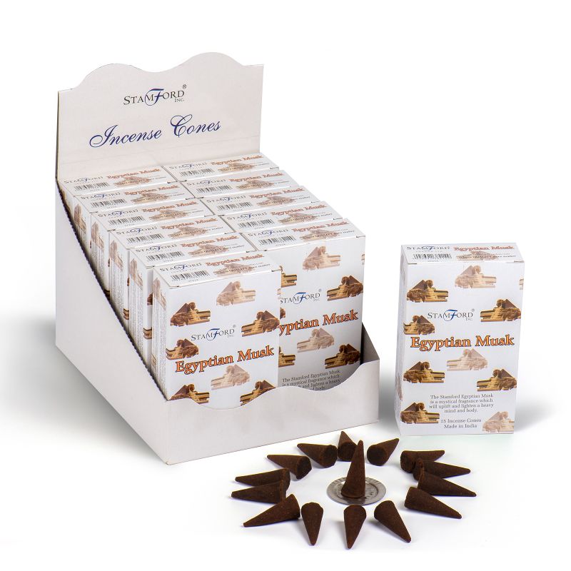 Stamford Premium Wierook Kegels - Egyptische Muskus
