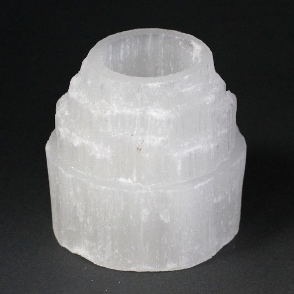 Seleniet Kaars Houderr - Bergtop - 8 cm