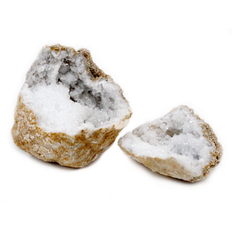 Calciet Geodes - Geopend - 10-12 cm