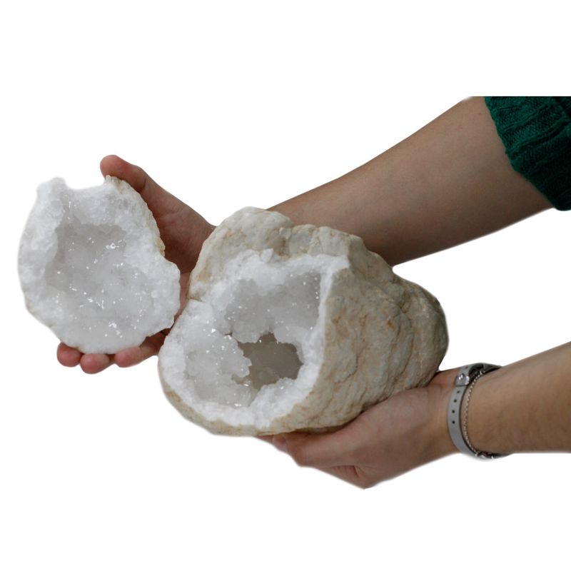 Calciet Geodes - Geopend - 15-18 cm
