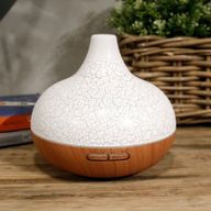 Aroma Verstuiver - Santorini - USB - Schelp Effect - Wisselende Kleuren - Timer