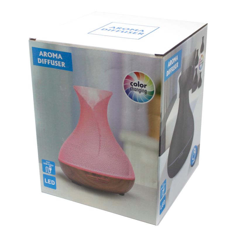 Aroma Verstuiver - Palma - Schelp Effect - USB - Wisselende Kleuren - Timer