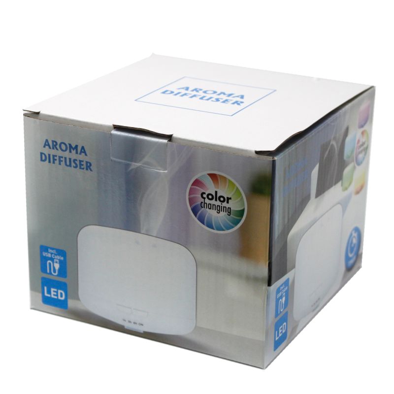 Aroma Verstuiver - Aarhus - USB - Wisselende Kleuren - Timer