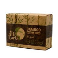 Doos met 200 bamboe wattenstaafjes