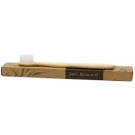 Bamboe Tandenborstel - Wit - Family Pack van 4 - Med Soft
