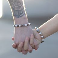 Set van 2 Edelstenen Vriendschaps Armbanden - Liefde - Amethist & Rozenkwarts