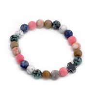 Set van 2 Edelstenen Vriendschaps Armbanden - Harmonie - Regenboog Edelstenen