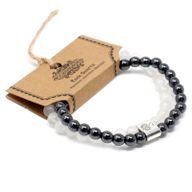 Dubbele Magnetische Edelsteen Armband - Steenkwarts