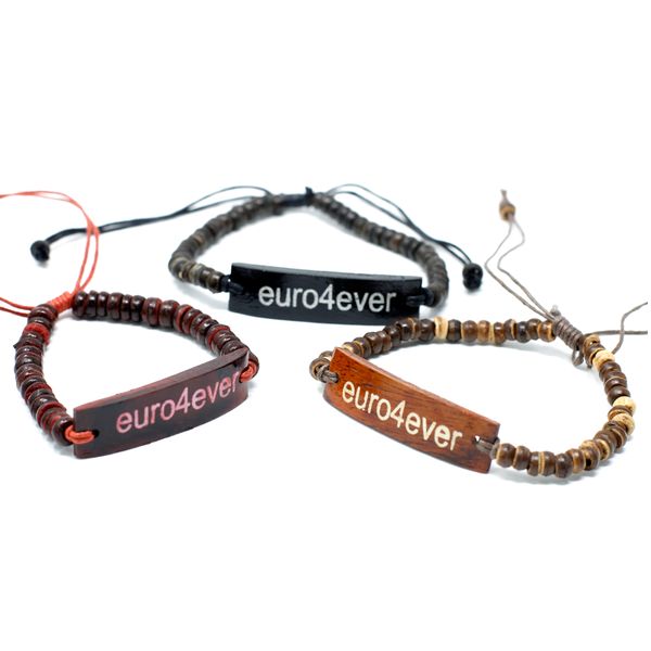 Kokos Slogan Armbanden - Euro4Ever