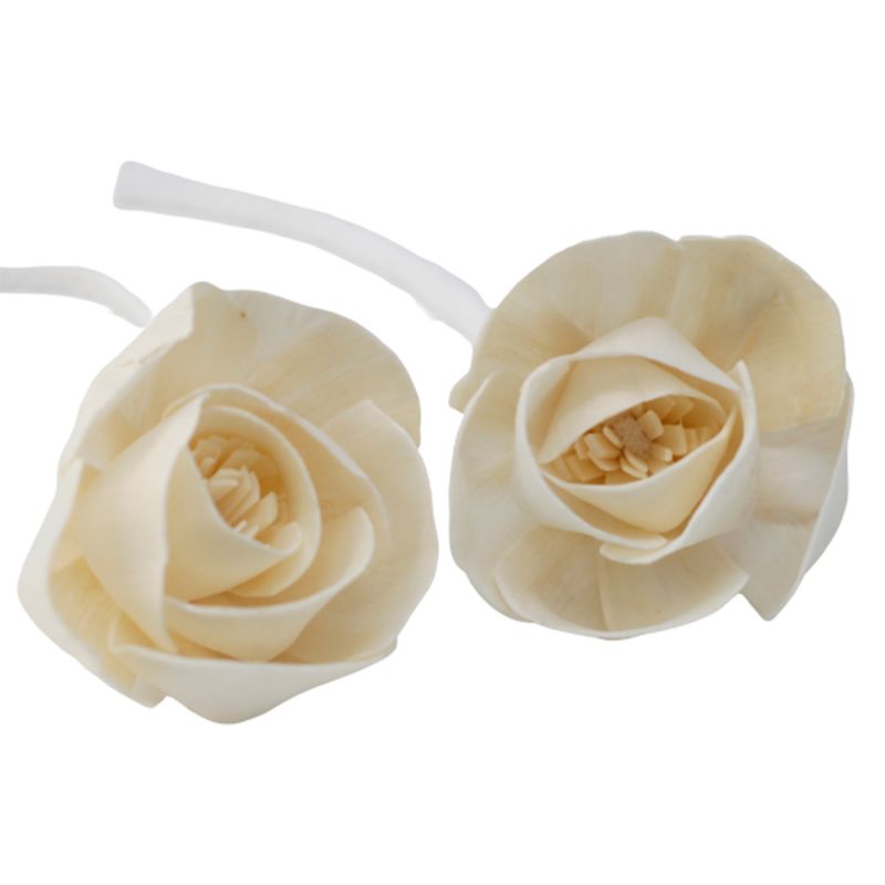 Natuurlijke Diffuser Bloemen - Large - Roos aan Touw