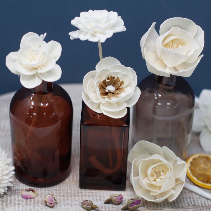 Natuurlijke Diffuser Bloemen - Large - Lelie aan Touw