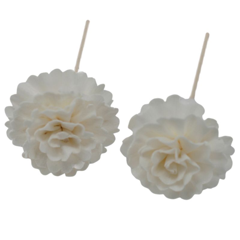 Natuurlijke Diffuser Bloemen - Anjer aan Rietstengel