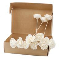 Natuurlijke Diffuser Bloemen - Roos aan Rietstengel