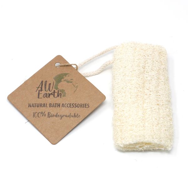Natuurlijke Loofah Borstel met touw - 5" - 12.7 cm