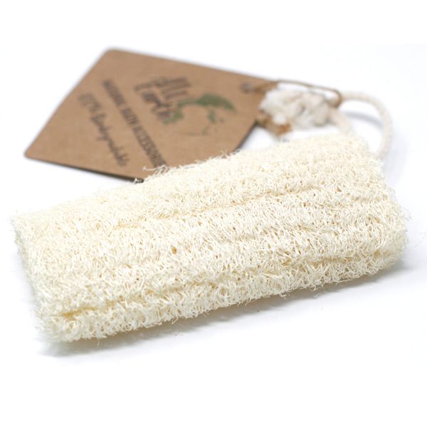 Natuurlijke Loofah Borstel met touw - 5" - 12.7 cm