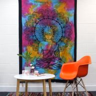 Bedsprei/Wandkleed Katoen - Enkel  - Klassieke Mandala