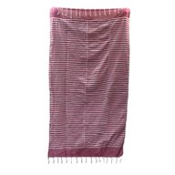 Katoenen Pareo Strandlaken - Hot Roze - 100 x 180 cm
