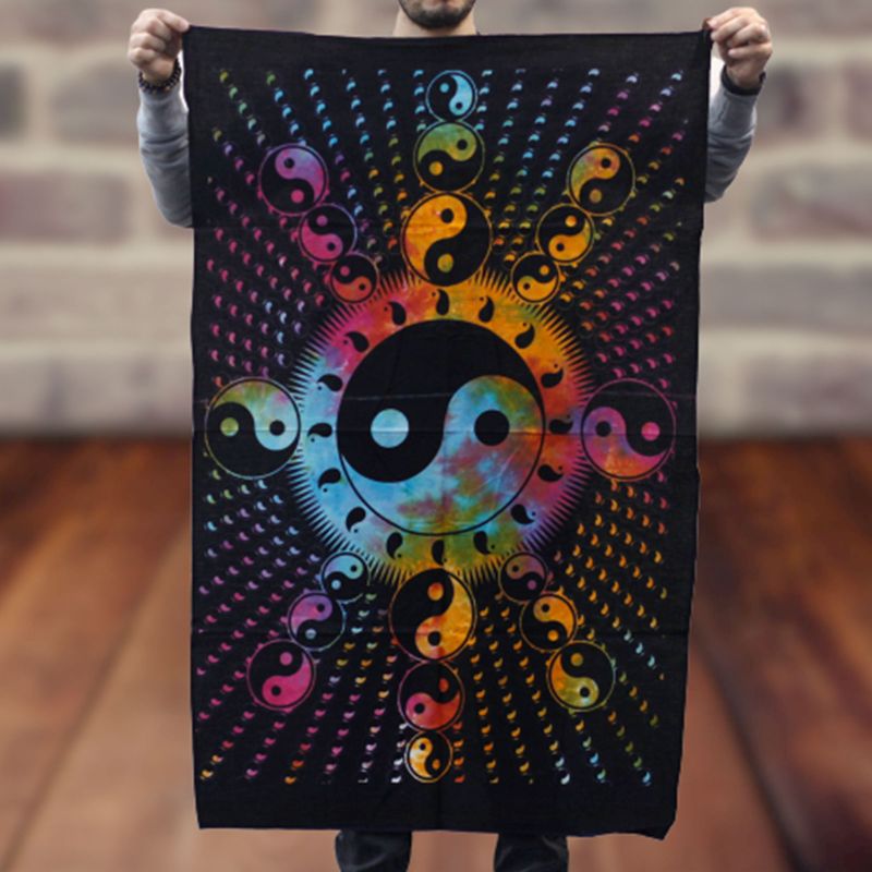 Katoenen Wand Dekoratie Doeken - Ying Yang