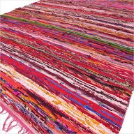Indiase Recycled Tapijt - Rood - 150 x 90cm