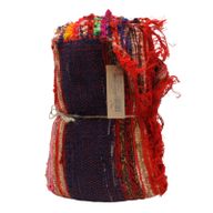 Indiase Recycled Tapijt - Rood - 150 x 90cm
