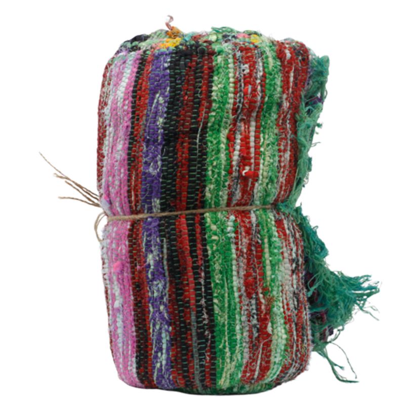 Indiase Recycled Tapijt - Groen - 151 x 90cm