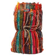 Indiase Recycled Tapijt - Oranje - 152 x 90cm