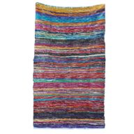 Indiase Recycled Tapijt - Blauw - 153 x 90cm