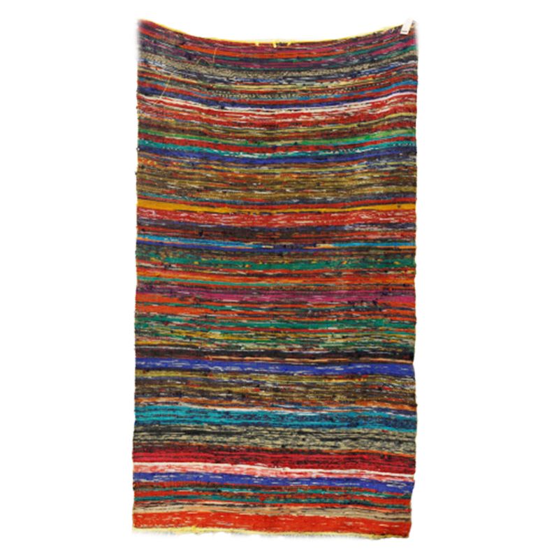 Indiase Recycled Tapijt - Geel - 154 x 90cm