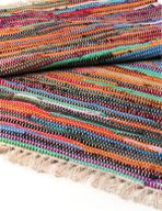 Indiase Recycled Tapijt - Naturel - 155 x 90cm