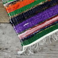 Indiase Recycled Tapijt - Naturel - 155 x 90cm