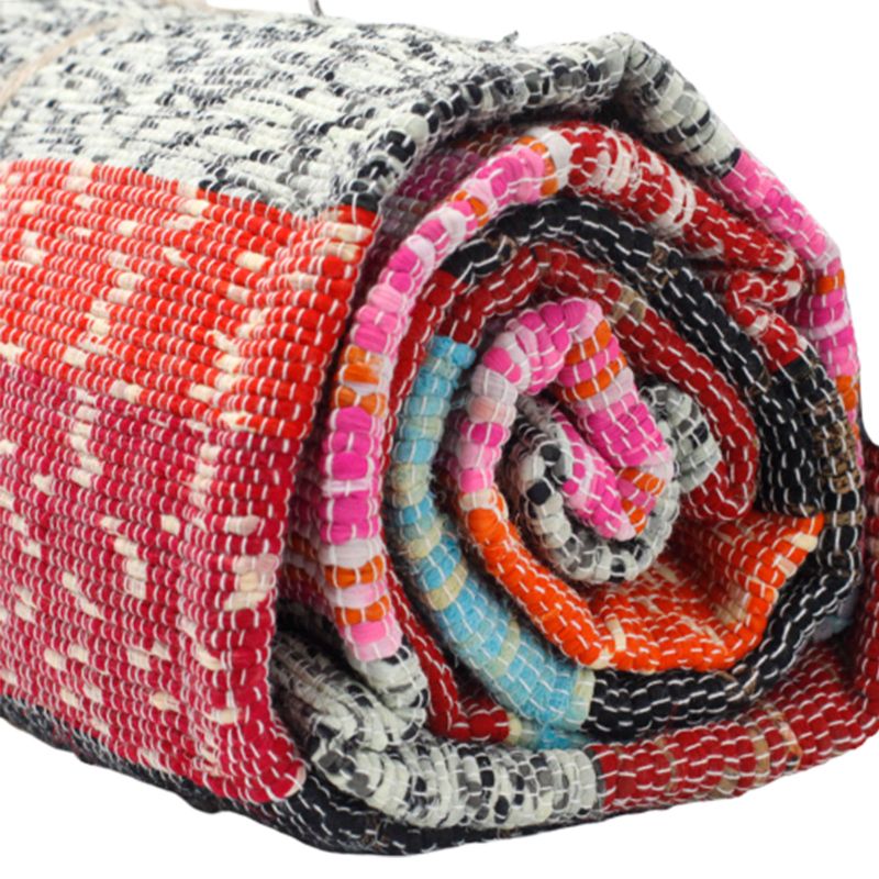 Indiase Recycled Tapijt Naturel - 156 x 90cm