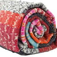 Indiase Recycled Tapijt Naturel - 156 x 90cm