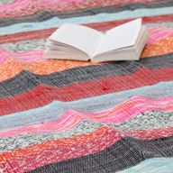 Indiase Recycled Tapijt Naturel - 156 x 90cm