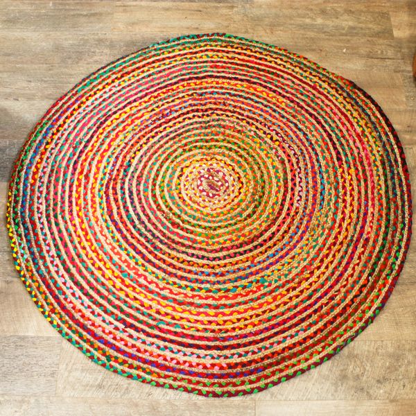 Gerecycled Katoen - Rond - 150 cm