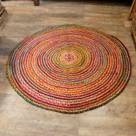 Gerecycled Katoen - Rond - 150 cm