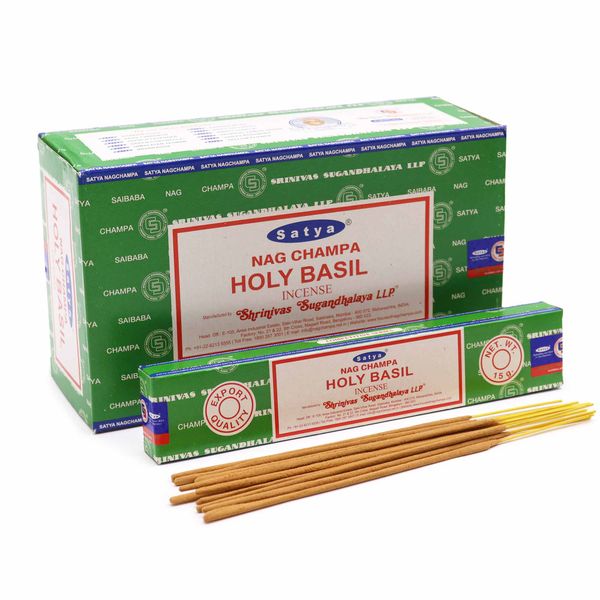 Satya Wierookstokjes 15g - Heilige Basilicum