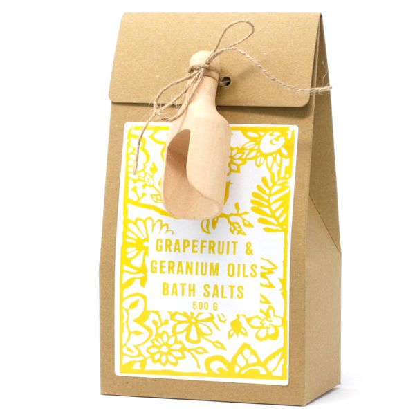 Grapefruit en Geranium Badzout 500g