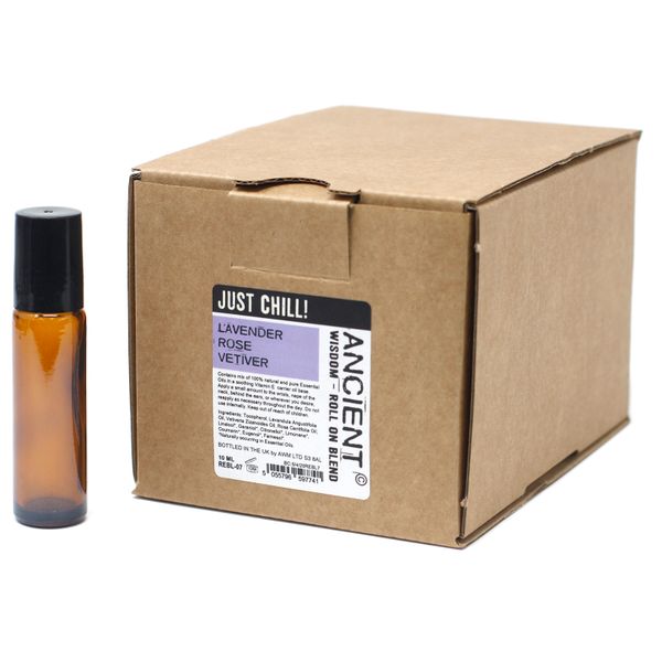 30x Rollerpen 10ml - Essentiele Oliemix - Ontspannen ZONDER ETIKET