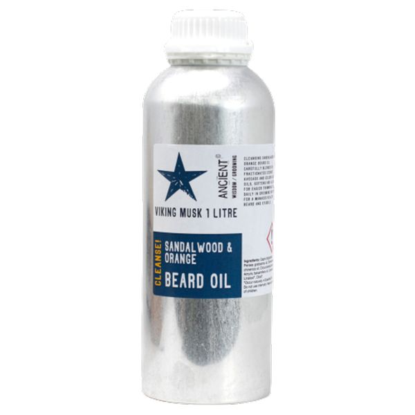 Baard Olie - 1 Liter - Viking Muskus - Reiniging!