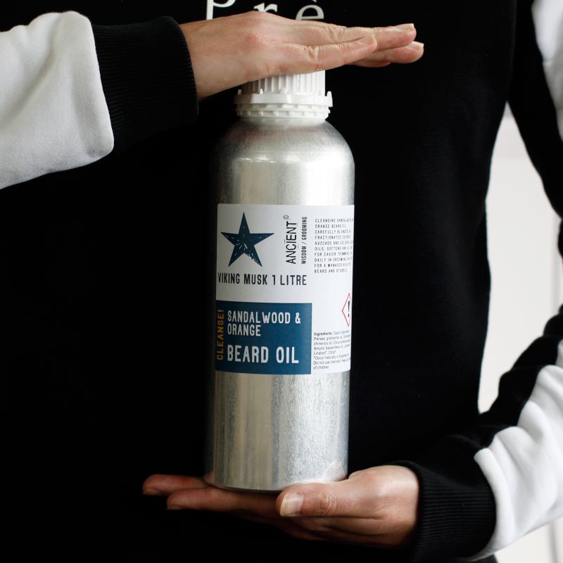 Baard Olie - 1 Liter - Viking Muskus - Reiniging!
