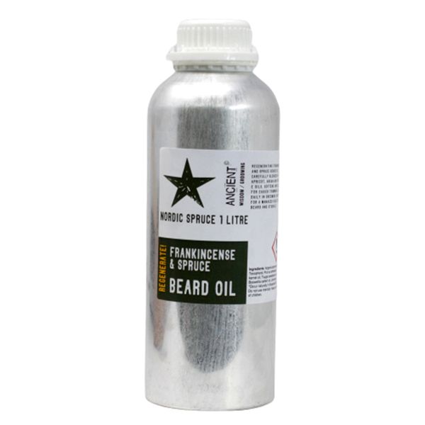 Baard Olie - 1 Liter - Noorse Spar - Regenereer!
