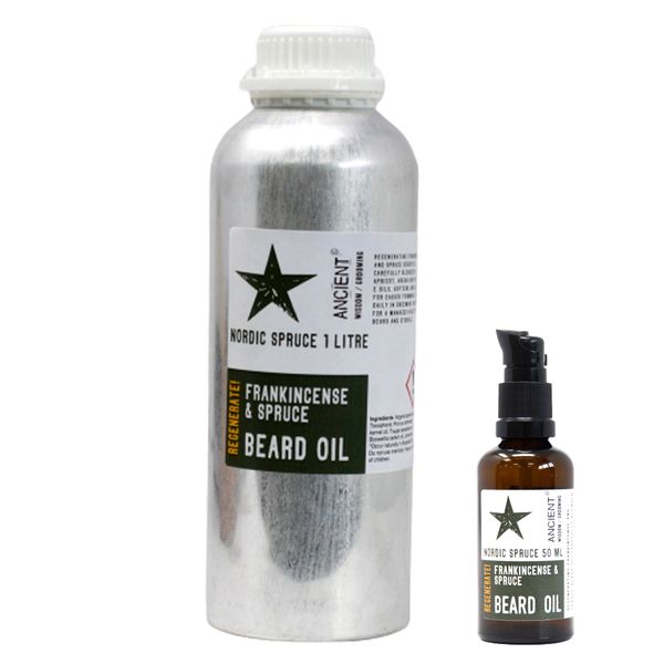 Baard Olie - 1 Liter - Noorse Spar - Regenereer!
