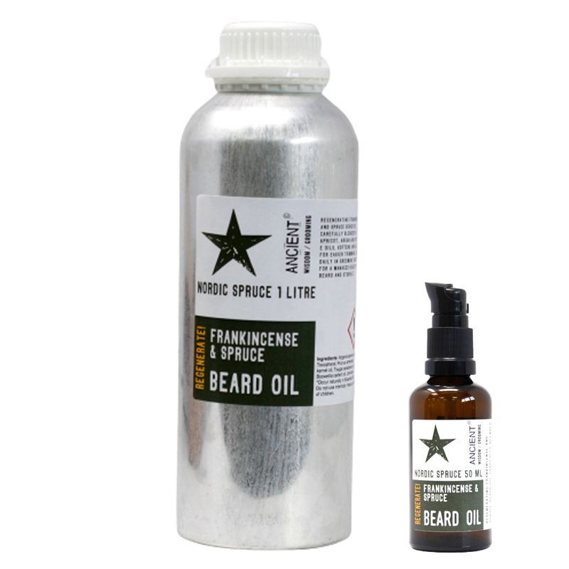 Baard Olie - 1 Liter - Noorse Spar - Regenereer!