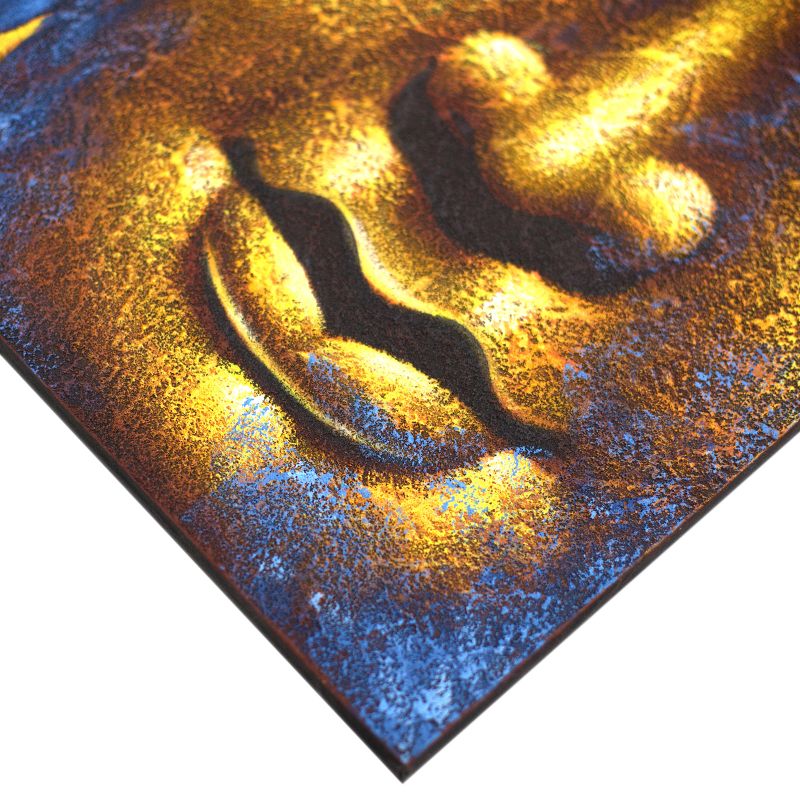 Boeddha Schilderij - Gouden Gezicht en Lotusbloem