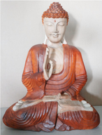Handgesneden Boeddha Beeld - 40cm - Kennisoverdracht