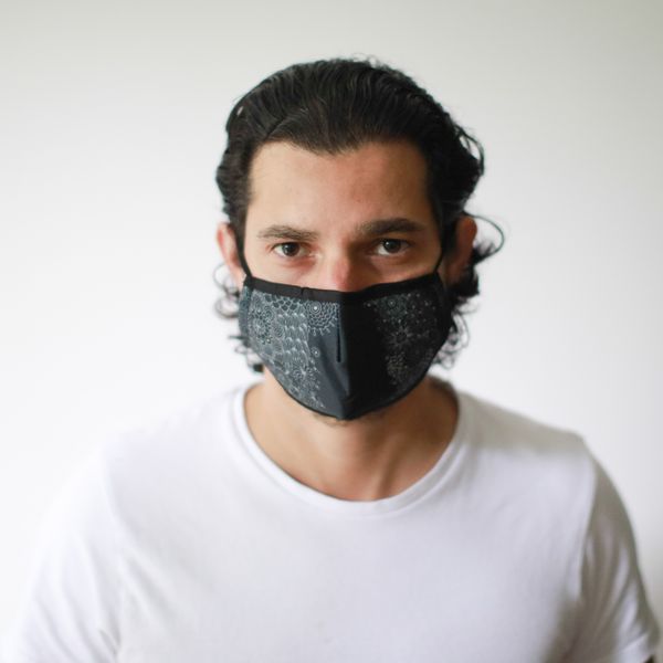 Herbruikbare Modieuse Gezichtsmaskers - Zwart Elegant (Volwassen)